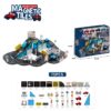 7.5CM 75Pcs Building Blocks Montessori Magnetic Race Track Tiles Cars Road Set for Kids Toddlers - Image 3