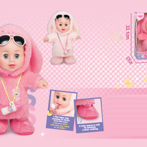 Children Electric Walking Doll Interactive Intelligent Sensing Feeding Bottle Plush Doll Toy - Image 22