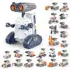 21 In-1 Solar Robot Building STEM Toy Educational Toy Battery Solar Powered STEM Building Toy Set with 210 Pieces - Image 22