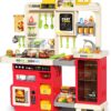 82CM Simulation Tableware Family Cooking Water Spray Steam Lights Sound Sink Pretend Toddler Kitchen Toy - Image 14