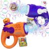 New Automatic Bubble Maker Blaster Toys with LED Lights Bubble Machine for Kids Halloween Bubble Gun - Image 16