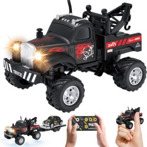 New Fast 1:64 Scale Mini Alloy Truck Electric Led Lights 24ghz Remote App Control 3 Speed Rc Car - Image 15