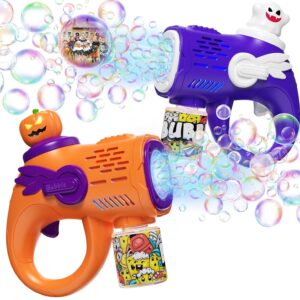 New Automatic Bubble Maker Blaster Toys with LED Lights Bubble Machine for Kids Halloween Bubble Gun - Image 15