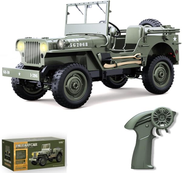 1:10 Scale D888 Willys RC Crawlers Truck 2.4Ghz 4WD Off Road Rock Crawler Vehicle with Lights RC Truck - Image 2