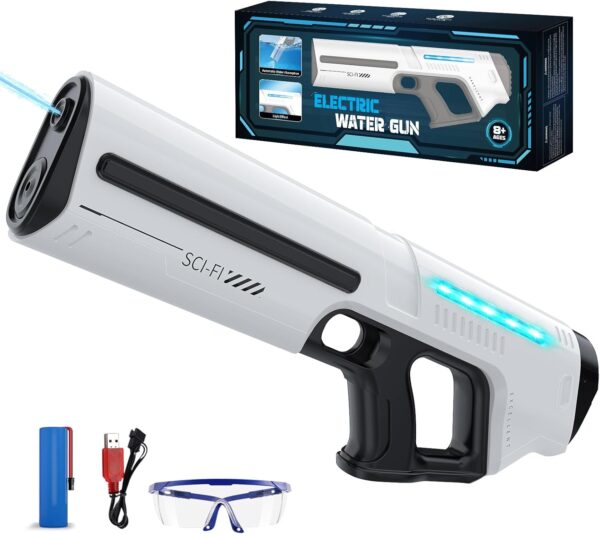 Wholesale Electric Water Gun with Automatic Water Absorption and LED Light - Image 2