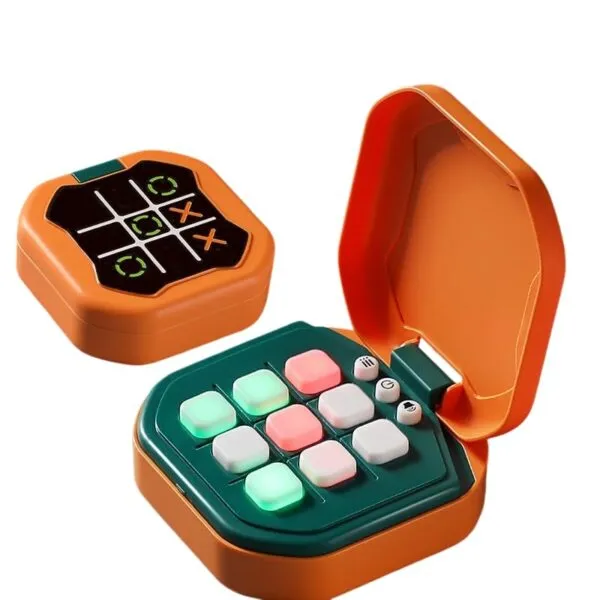 New Puzzles Portable Handheld Games Electronic Tic Tac Toe Game for Educational Memory Growth - Image 2
