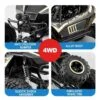 2.4G 50cm 1:8 Scale 4WD High Speed Metal Remote Control Monster Truck Crawler Car Toy - Image 19