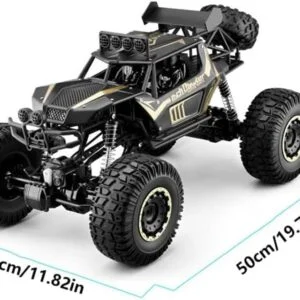 2.4G 50cm 1:8 Scale 4WD High Speed Metal Remote Control Monster Truck Crawler Car Toy - Image 20