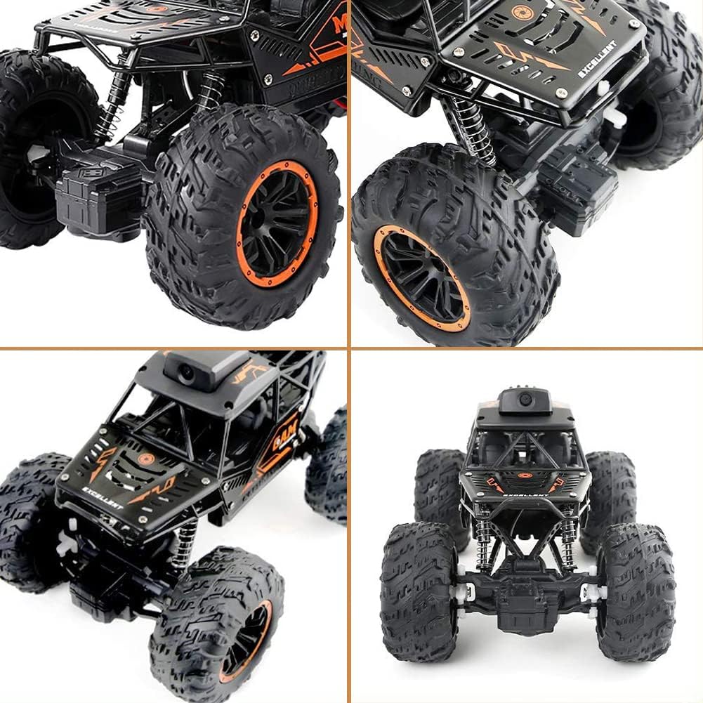 1:18 2.4G Alloy RC Car With HD 720P WIFI FPV Camera Machine Stunt SUV Climbing Toy - Image 13