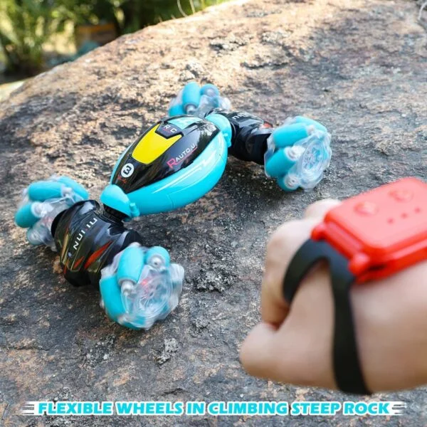 Toy Manufacturer China 2.4G Hand Watch Hobby Grade Gesture Sensing Drift Twister Stunt Remote Control Car Rc Cars - Image 12