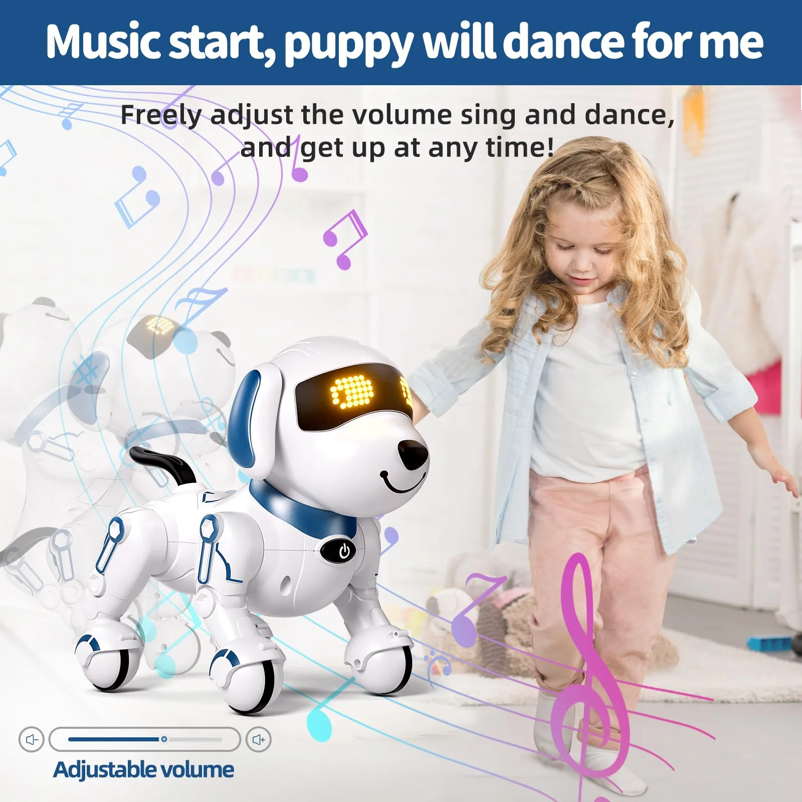Toy Manufacturer China 2024 Remote Control Dog Toy Smart 360 Rolling-ove Smart Programmable Intelligent Walking Dancing Rc Robot Dog - Image 14