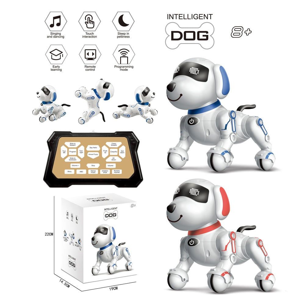 Toy Manufacturer China 2024 Remote Control Dog Toy Smart 360 Rolling-ove Smart Programmable Intelligent Walking Dancing Rc Robot Dog - Image 16