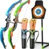 Toy Supplier China Kids Outdoor Toys Bow and Arrow Toy 2-Pack LED Light Up Archery Set with 20 Suction Cup Arrows and Standing Target - Image 19