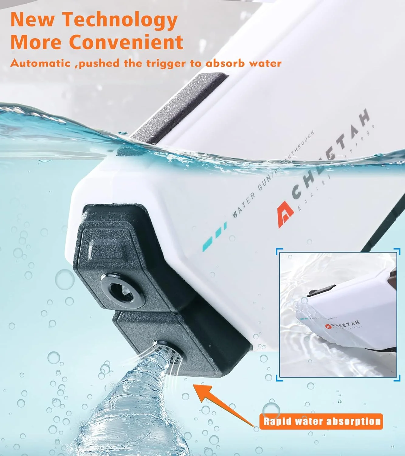 Sourcing Toys from China High Capacity Battery Powered Electric Water Gun Toy Long-range Fully Automatic Blaster Water Spray Gun Summer Outdoor Toys - Image 8