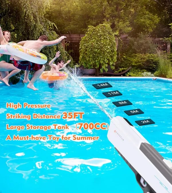 Sourcing Toys from China High Capacity Battery Powered Electric Water Gun Toy Long-range Fully Automatic Blaster Water Spray Gun Summer Outdoor Toys - Image 14