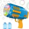 Custom Toy Manufacturer Cheap Children Toys 2024 Automatic Bazzoka Bubble Blaster Gun Rocket Bazooka Bubble Gun for Girls - Image 22