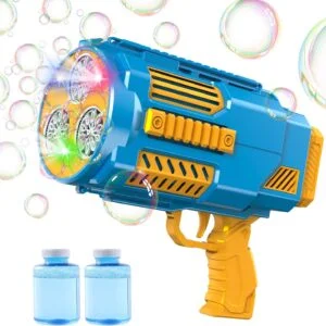 Custom Toy Manufacturer Cheap Children Toys 2024 Automatic Bazzoka Bubble Blaster Gun Rocket Bazooka Bubble Gun for Girls - Image 21