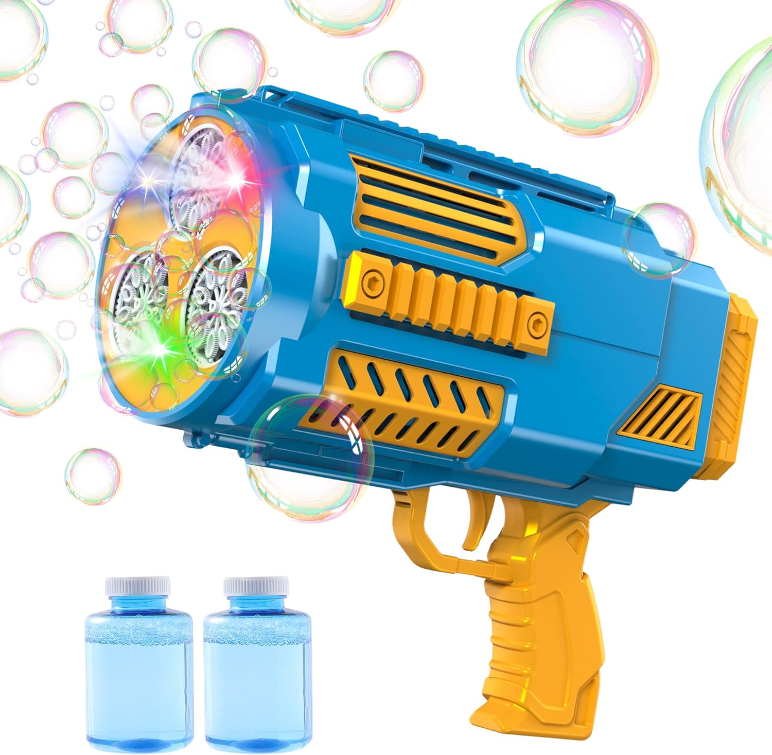 Custom Toy Manufacturer Cheap Children Toys 2024 Automatic Bazzoka Bubble Blaster Gun Rocket Bazooka Bubble Gun for Girls - Image 4