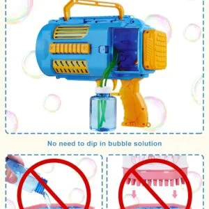 Custom Toy Manufacturer Cheap Children Toys 2024 Automatic Bazzoka Bubble Blaster Gun Rocket Bazooka Bubble Gun for Girls - Image 25