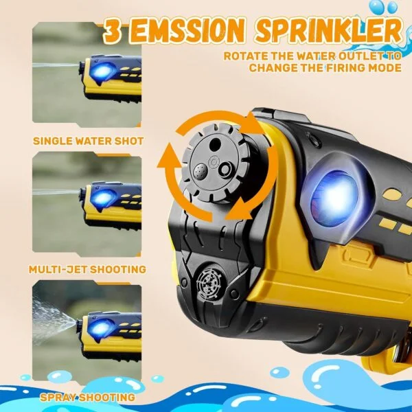 Wholesale Toy Supplier Automatic Water Squirt Guns Light Up to 39 Ft Range Automatic Electric Water Gun Toy for Adult - Image 8