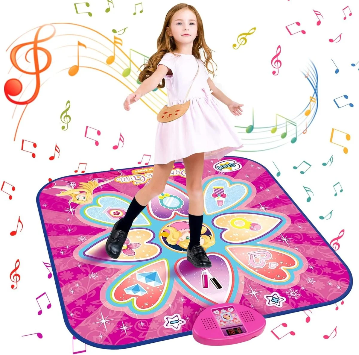ODM Toy Manufacturer Girls Music Dance Mat Game Light Up Dance Mat Toys for Kids - Image 2