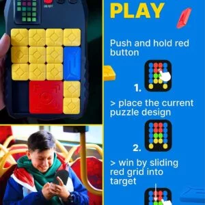 Toy Manufacturer China Custom Plastic Electronic Huarong Road Jigsaw Flip Super Slide Puzzle Game - Image 22