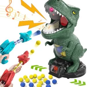 Bulk Toy Orders Children’s Moveable Dinosaur Foam Soft Bullet Gun Dinosaur Shooting Game Toys for Kids - Image 18