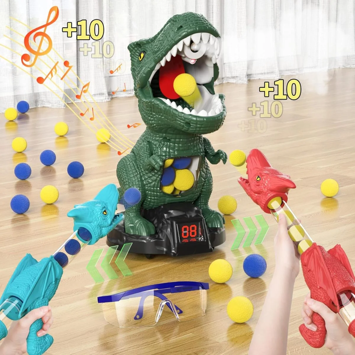 Bulk Toy Orders Children’s Moveable Dinosaur Foam Soft Bullet Gun Dinosaur Shooting Game Toys for Kids - Image 5