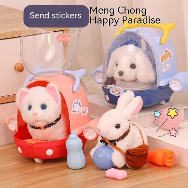 Toy Manufacturer China Custom Interactive Stuffed Animal Puppy Bunny Cat Toys Pet Electronic Plush Toys - Image 12