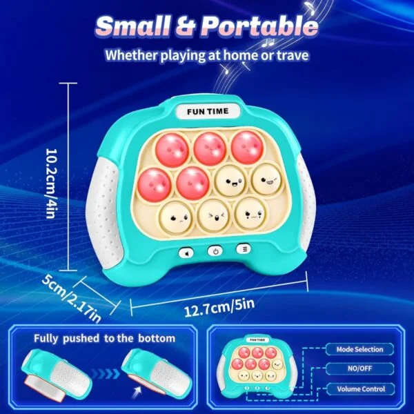 OEM Toy Manufacturer Bubble Pop Handheld Stress Relieve Quick Pop Push It Electronic Pop It Game Machine Fidget Toys for Kids - Image 12