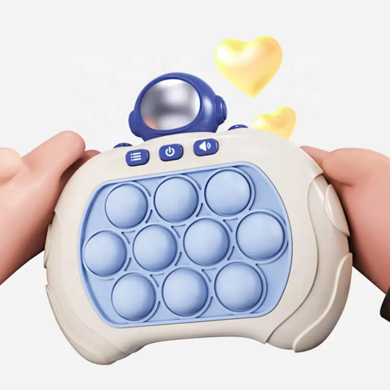 China Toy Factory Decompression 4 Modes Anti Stress Relief Children Handheld Puzzle Memory Light Up Electronic Fast Quick Push Game Pop It Fidget Toy - Image 5