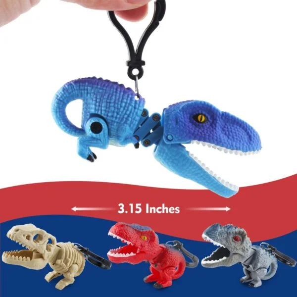 Wholesale Supplier Toy Dino Keychains Dinosaur Grabber Keychain Toy - Image 9