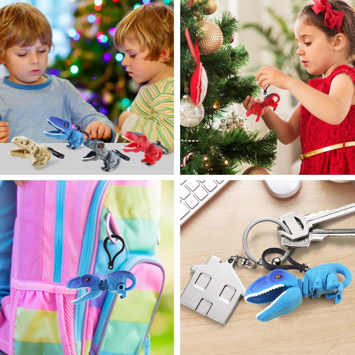 Wholesale Supplier Toy Dino Keychains Dinosaur Grabber Keychain Toy - Image 13