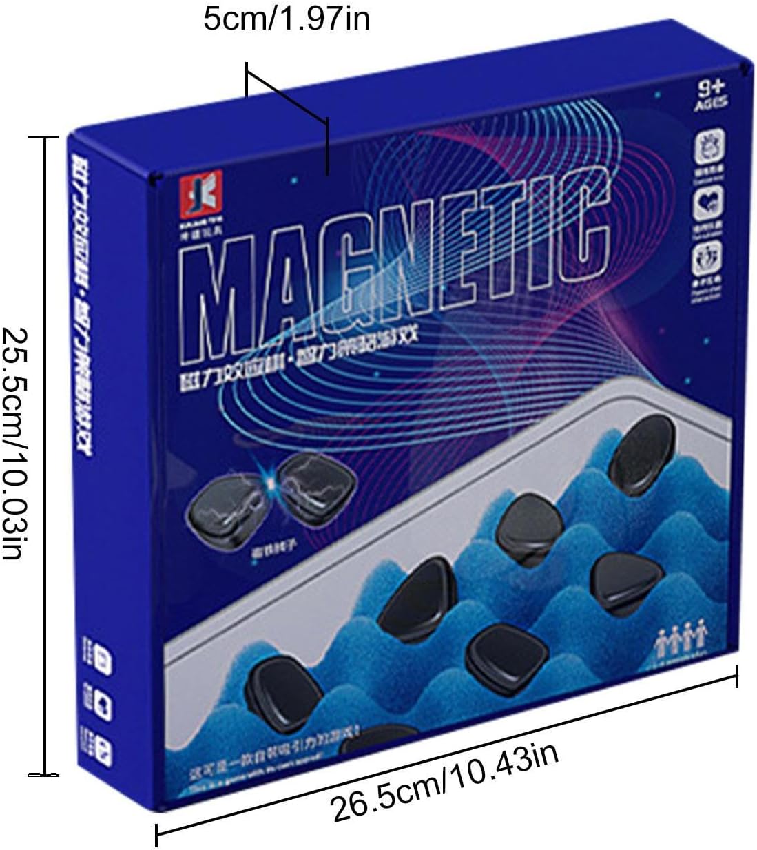 Toy Wholesaler China Portable Magnetic Stone Effect Chess Board Game Travel Professional Chess Game Set Magnetic Chess Game - Image 16