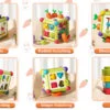 Toy Supply Chain New Baby Early Development Educational Montessori Shape Sorter Colorful Cube Activity Cube Toys - Image 23