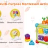 Toy Supply Chain New Baby Early Development Educational Montessori Shape Sorter Colorful Cube Activity Cube Toys - Image 25