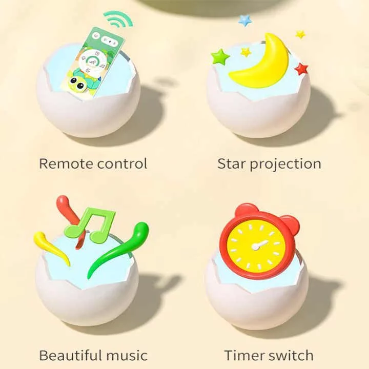 Toy Supplier China 5 in 1 Musical Projector Turtle Crawling Toys Educational Musical Turtle Crawling Baby Toy - Image 17