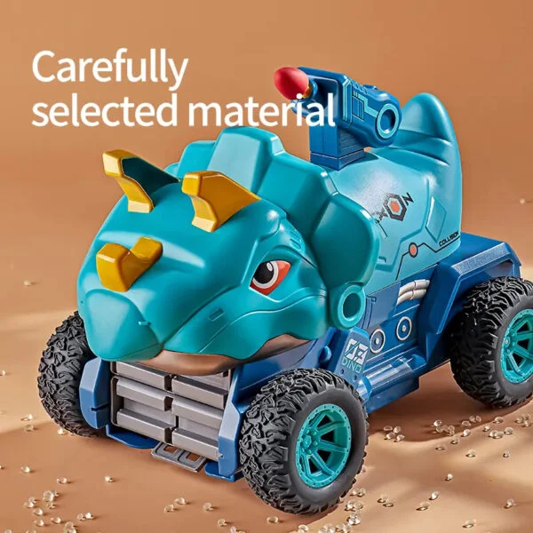 Kids Dinosaur Deformation Catapult Carrier Large Truck Toy With 3 Toy Cars - Image 15