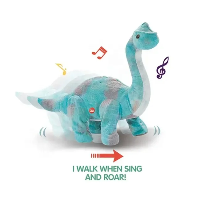 Wholesale RC Plush Soft Walking Dinosaur Stuffed Animal Toy - Image 5