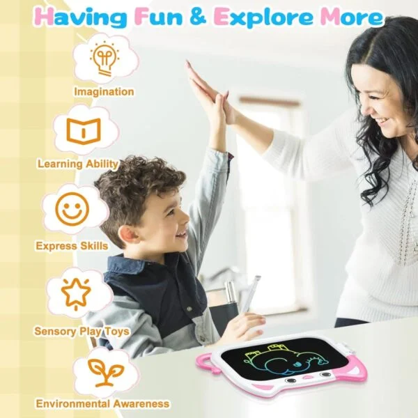 10 Inch Colorful Electronic Erasable Drawing Pad - Image 18