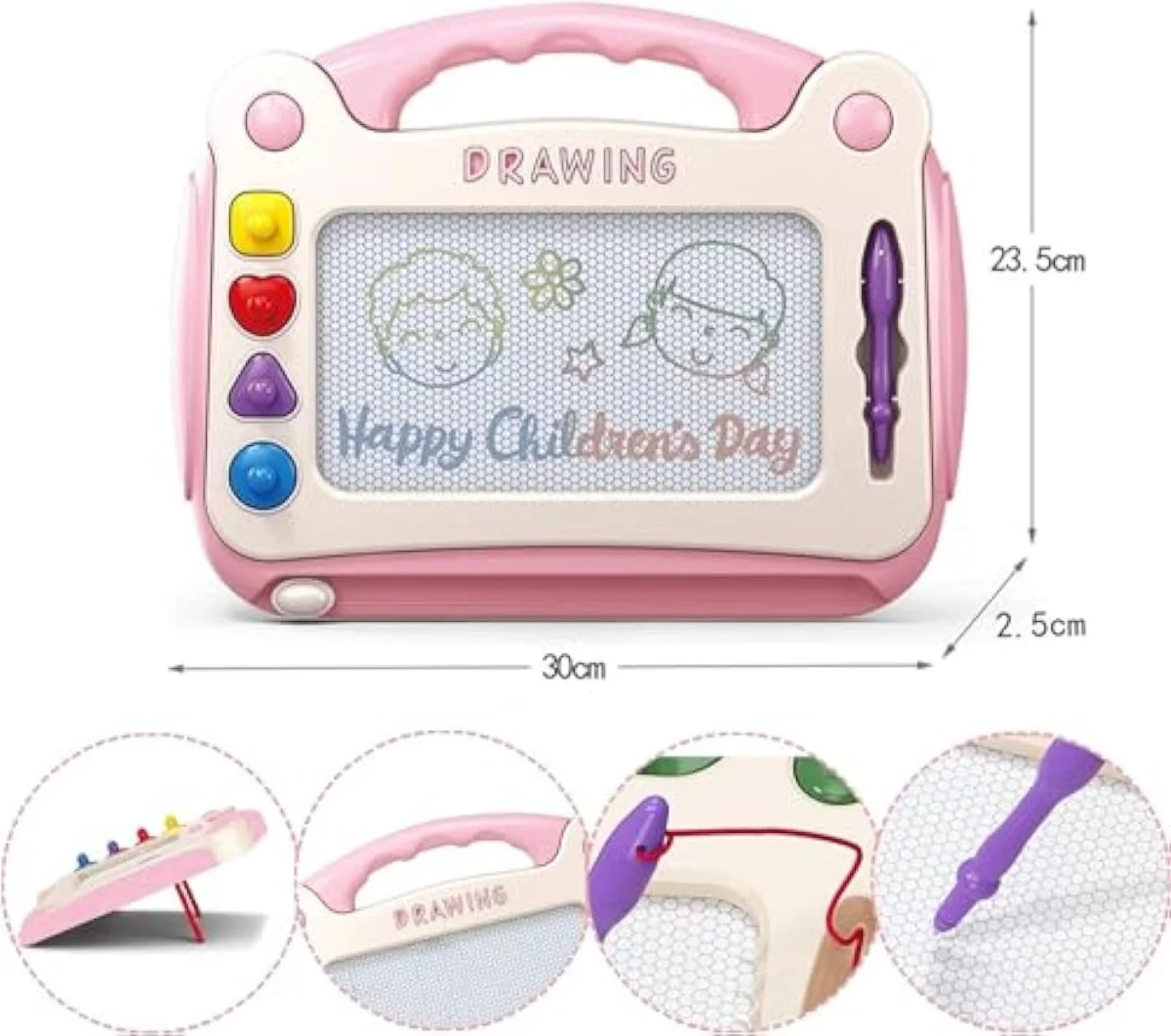 Portable Magnetic Educational Erasable Colorful Learning Drawing Board - Image 8