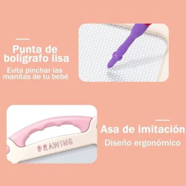 Portable Magnetic Educational Erasable Colorful Learning Drawing Board - Image 12