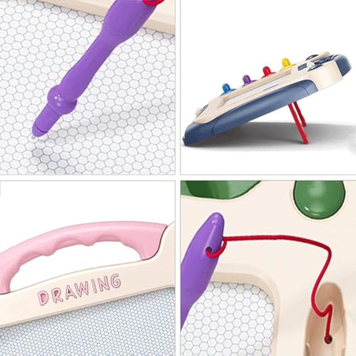 Portable Magnetic Educational Erasable Colorful Learning Drawing Board - Image 13