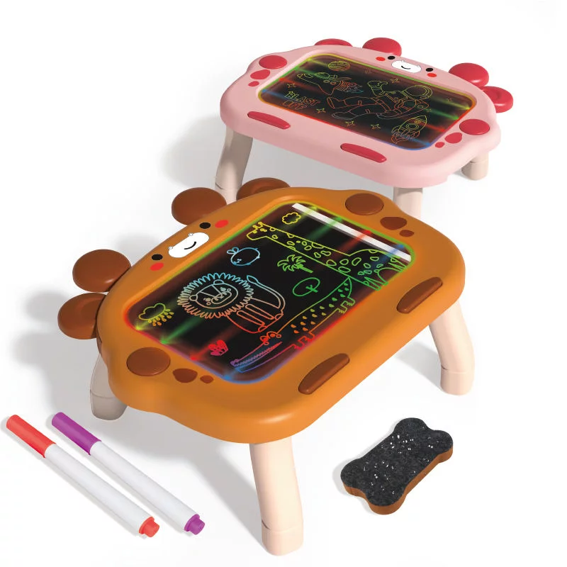 Wholesale Erasable 7 Color Screen LCD Doodle Drawing Pad With Detachable Stand - Image 2