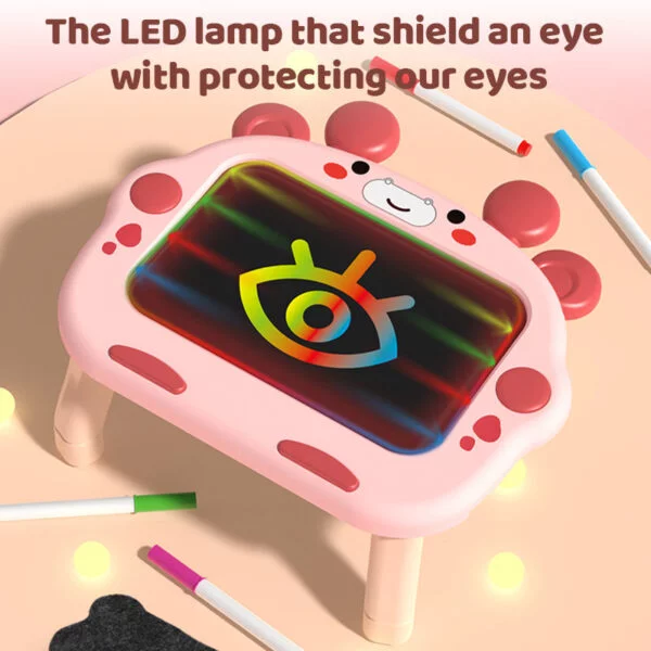 Wholesale Erasable 7 Color Screen LCD Doodle Drawing Pad With Detachable Stand - Image 6
