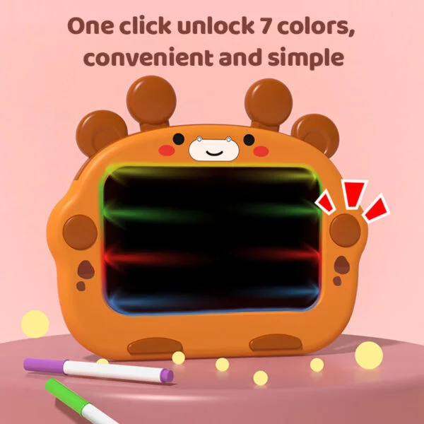 Wholesale Erasable 7 Color Screen LCD Doodle Drawing Pad With Detachable Stand - Image 12