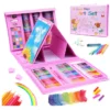 ODM Toy Manufacturer Wholesale China School Kids Drawing Art Set Stationery Set 208 Pieces Drawing Toy - Image 14