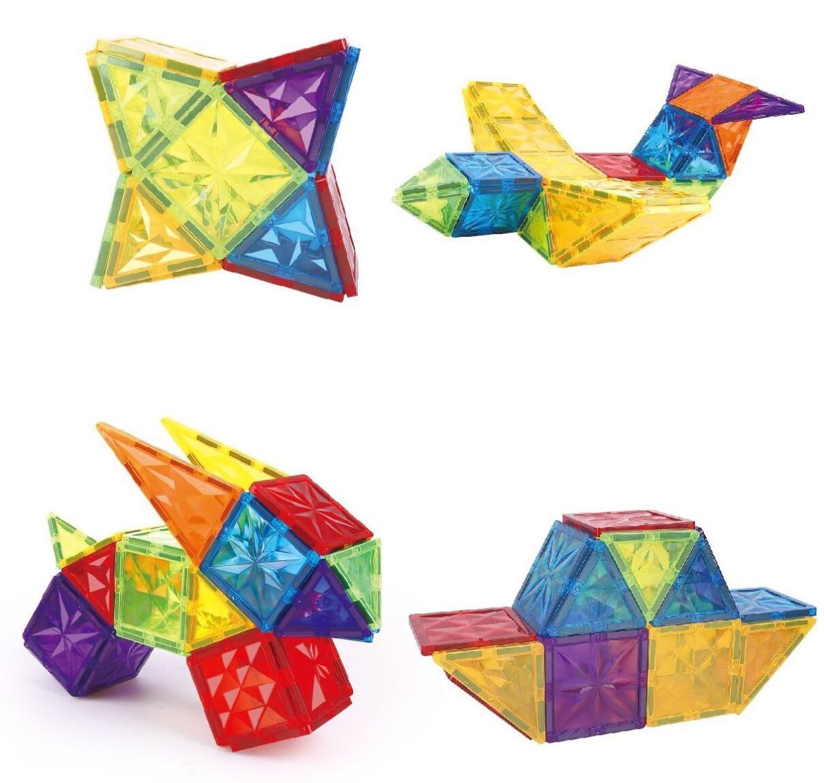 Cost-Effective Toy Supplier 3D Magnetic Tiles 100 Pcs Magnetic Building Blocks Learning Educational Blocking Building Toys - Image 4