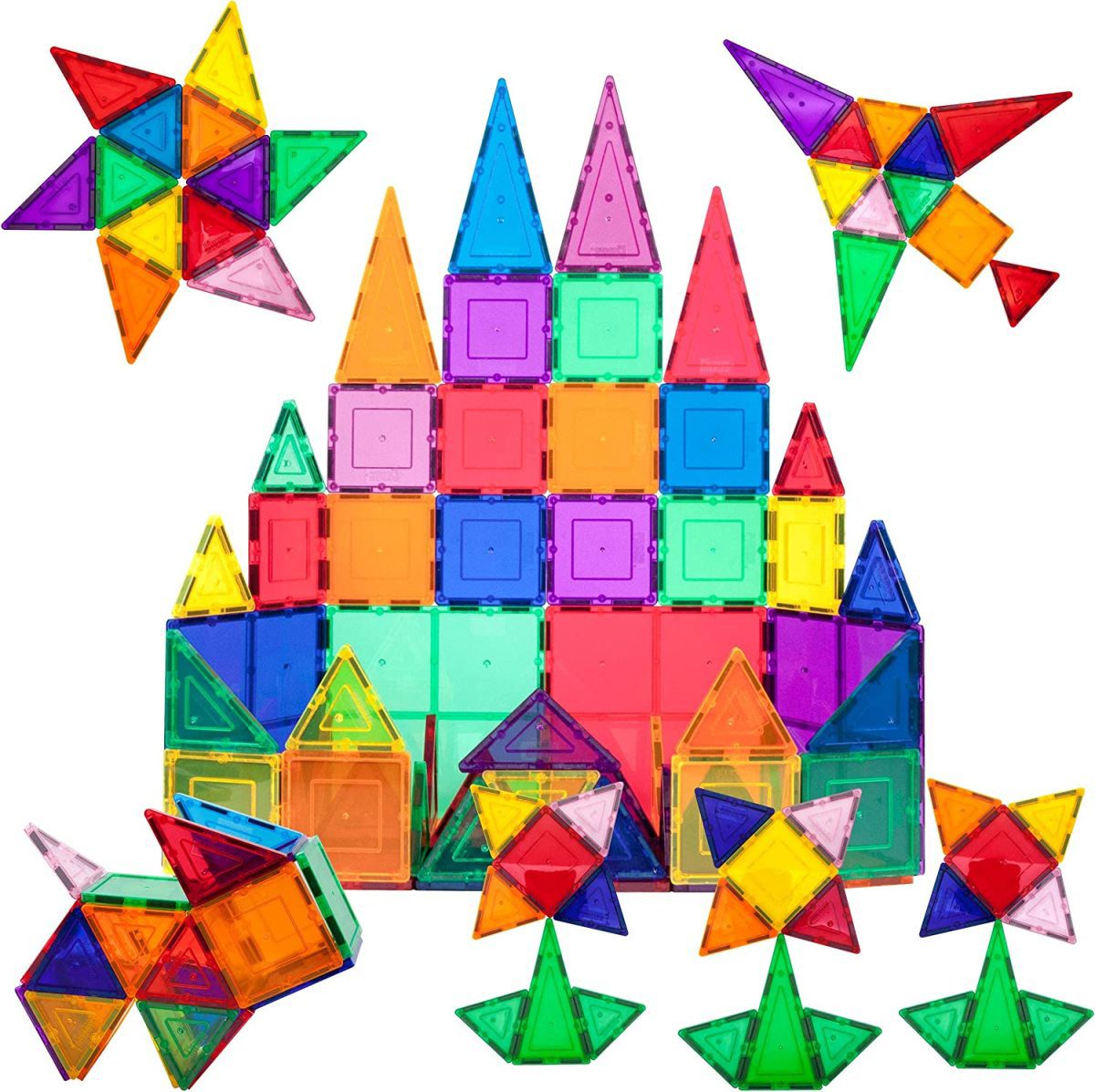Cost-Effective Toy Supplier 3D Magnetic Tiles 100 Pcs Magnetic Building Blocks Learning Educational Blocking Building Toys - Image 7