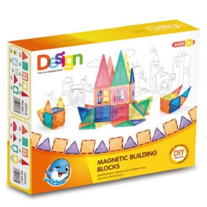 Cost-Effective Toy Supplier 3D Magnetic Tiles 100 Pcs Magnetic Building Blocks Learning Educational Blocking Building Toys - Image 23